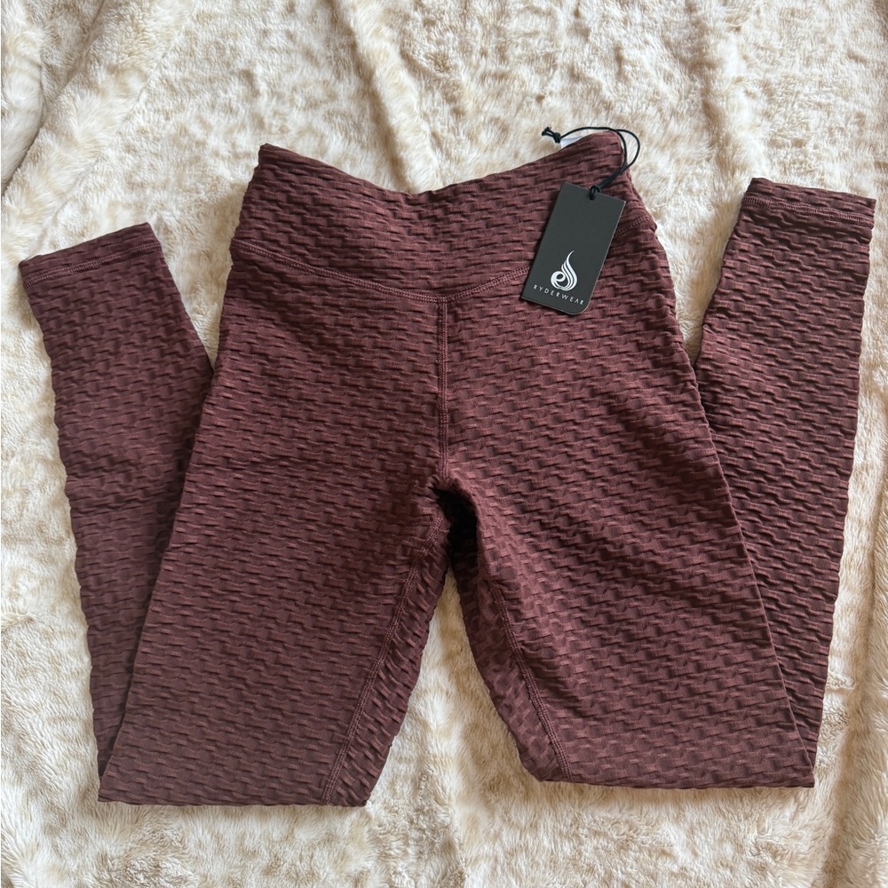 Ryderwear scrunch Textured Leggings - brown